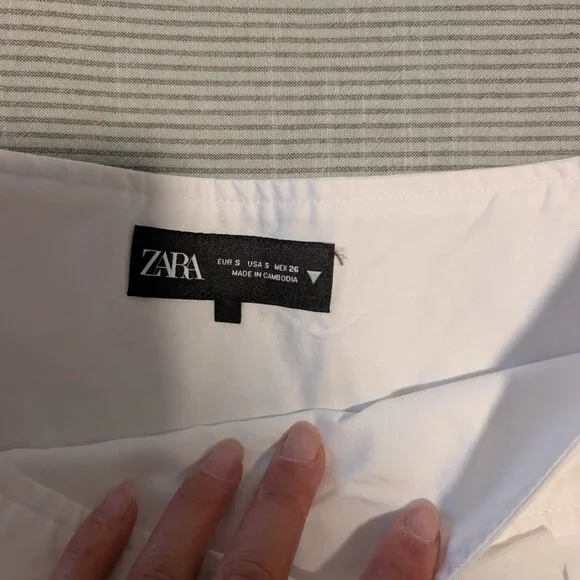 Tennis skirt/Zara white pleated skort - Picture 5 of 6